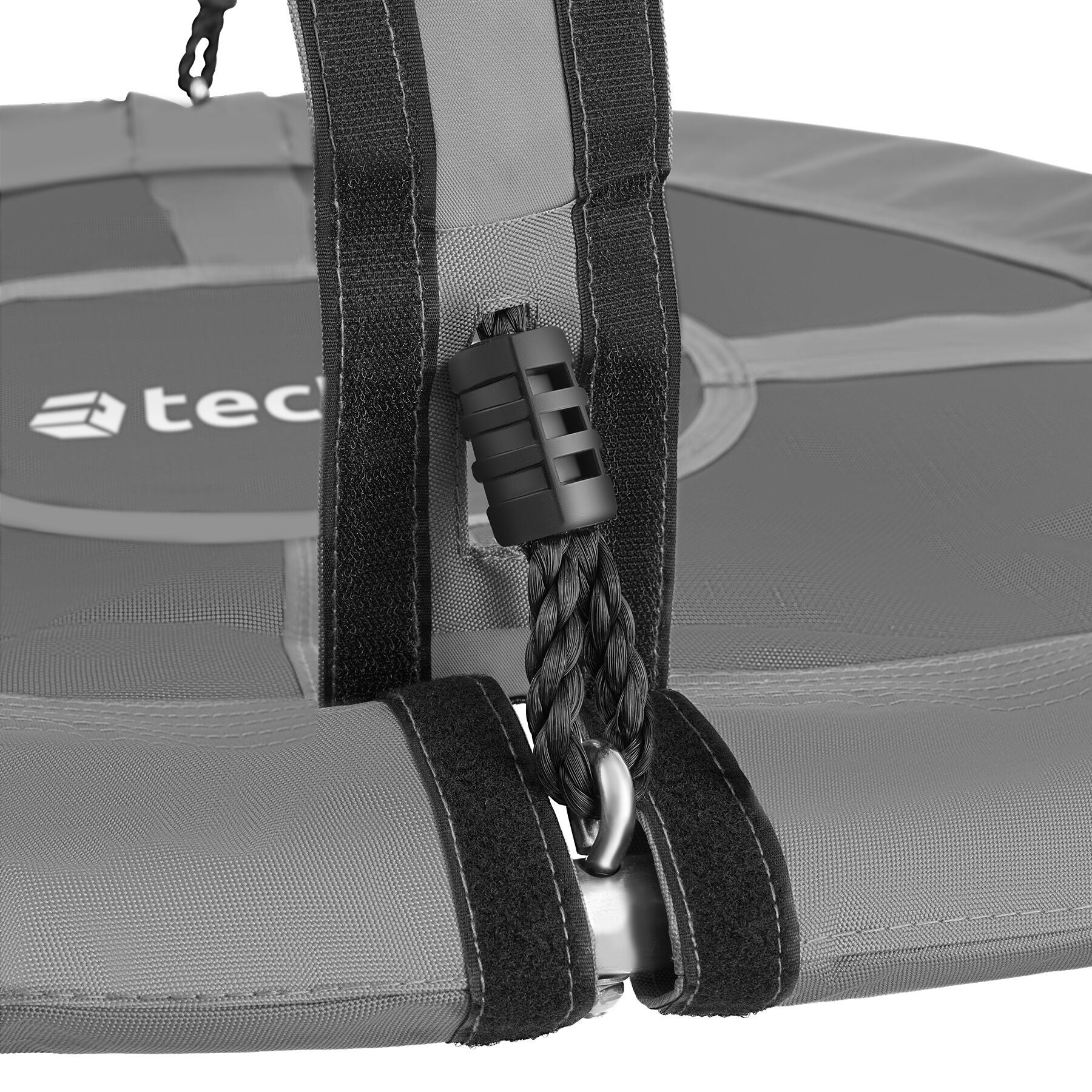 Balançoire pour intérieur et extérieur réglable en hauteur avec une capacité de 120 kg 120 cm de diamètre TECTAKE - 7