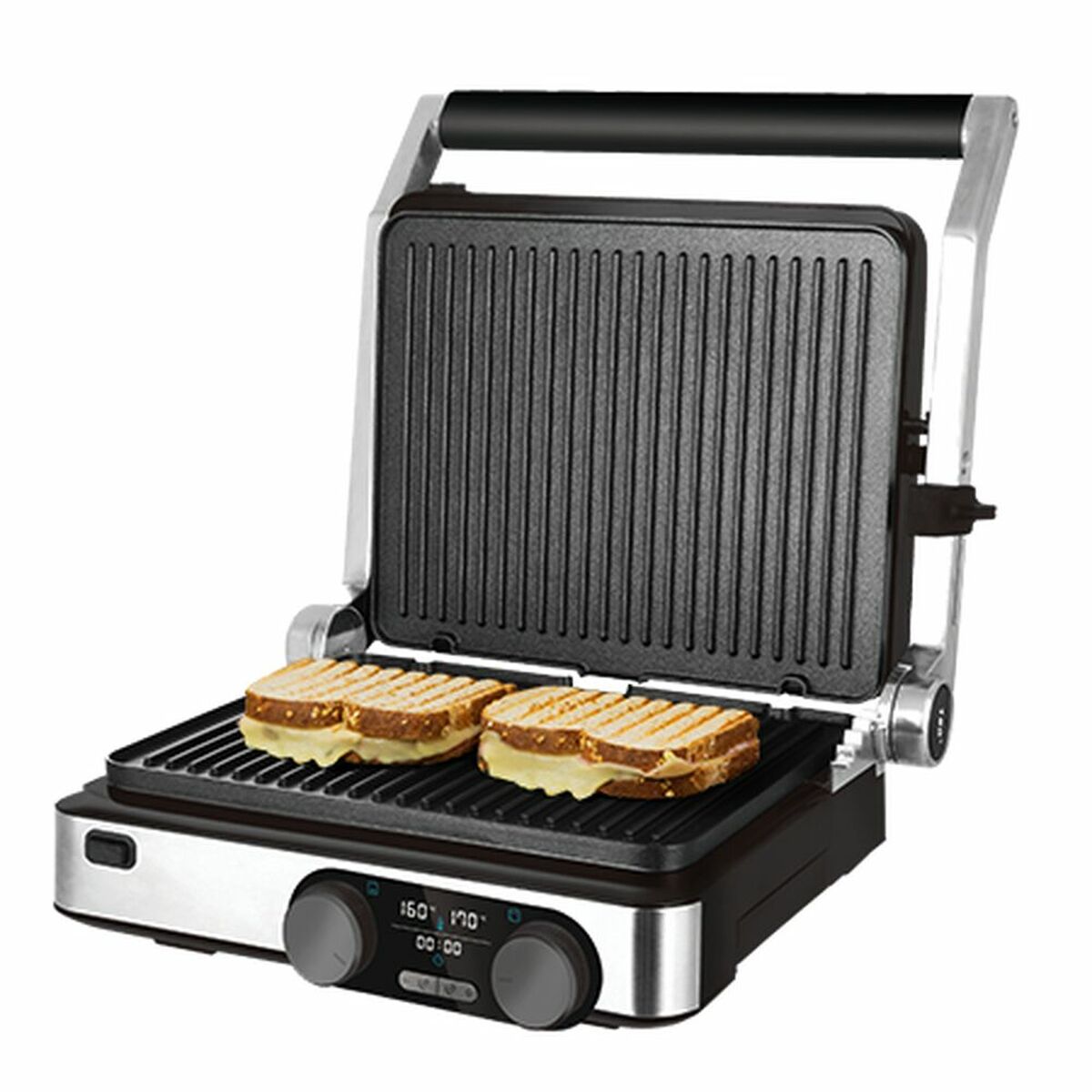 Cecotec Parrilla Eléctrica Rock’n Grill Dual 2000 W , Leroy Merlin