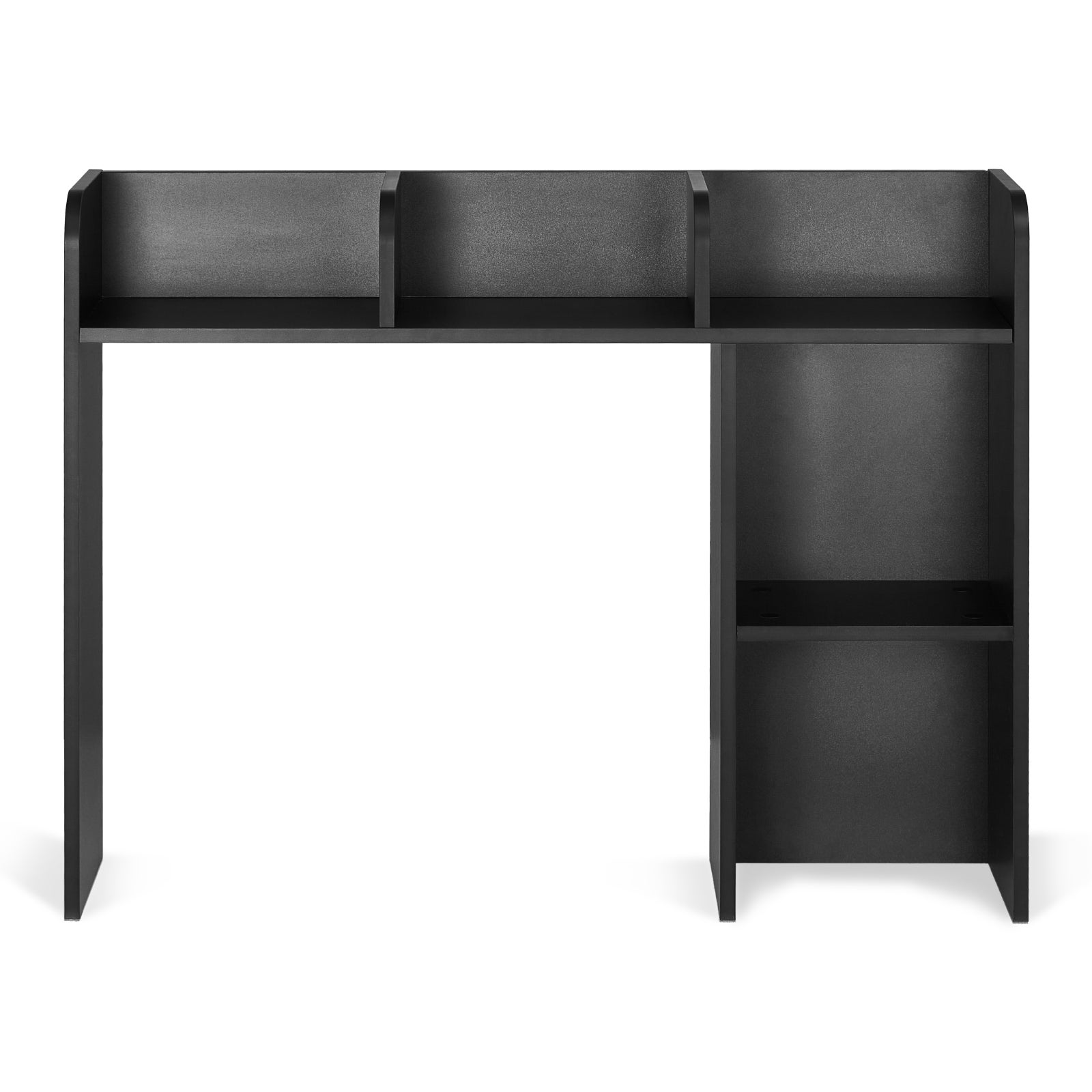 JOSIAHCQ Étagère De Bureau 75 Cm Oak – Rangement 2 Niveaux Avec Pieds Antidérapants Pour Livres, Photos Et Déco