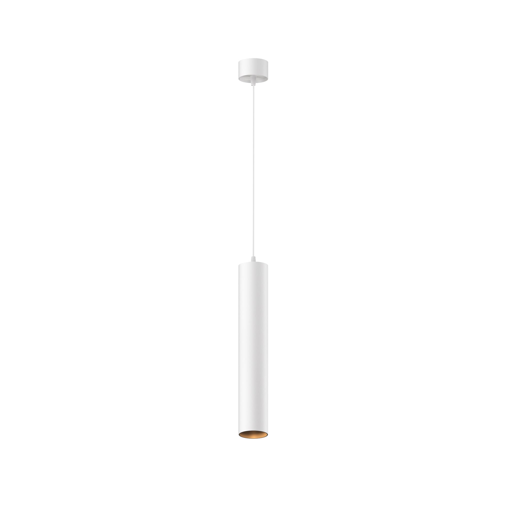 Lampa wisząca LED Focus 12W Ciepła biel 1000lm aluminium biała wym:30x5,2x5,2cm IP20 Maytoni
