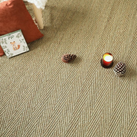 Jonc de mer - Assam - Chevron - Rouleau de 2m x 3m - 2