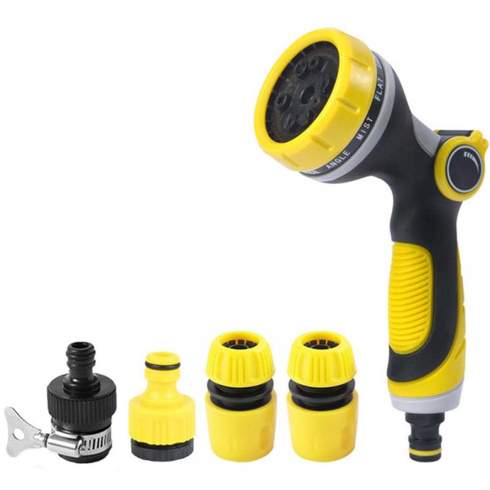 ALMA - Ugello per tubo da giardino con valvola on/off con controllo a pollice, 10 modalità di spruzzo, perfetto per giardino, ugello spruzzatore per tubo dell'acqua per esterni, ugello con manico per ALMA - Ugello per tubo da giardino con valvola on/off con controllo a pollice, 10 modalità di spruzzo, perfetto per giardino, ugello spruzzatore per tubo dell'acqua per esterni, ugello con manico per