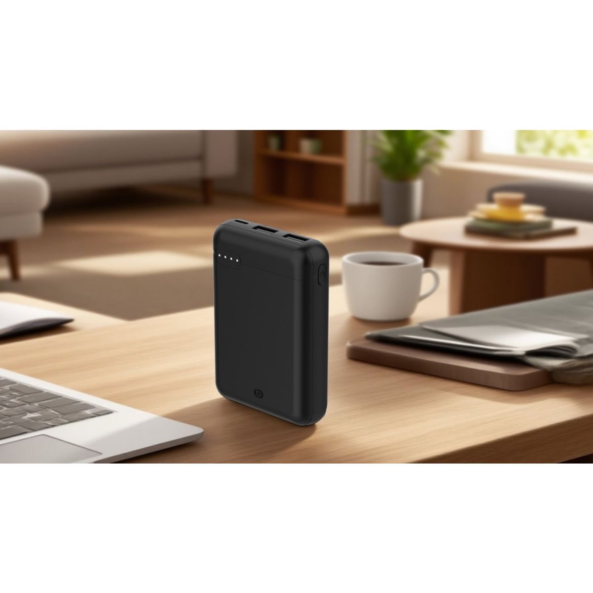 Batterie externe ESSENTIELB PowerBank 10000 MAH USBC NOIR compatible iPhone 16 15 14 13 12 Pro Max Samsung iPad Pro - 6