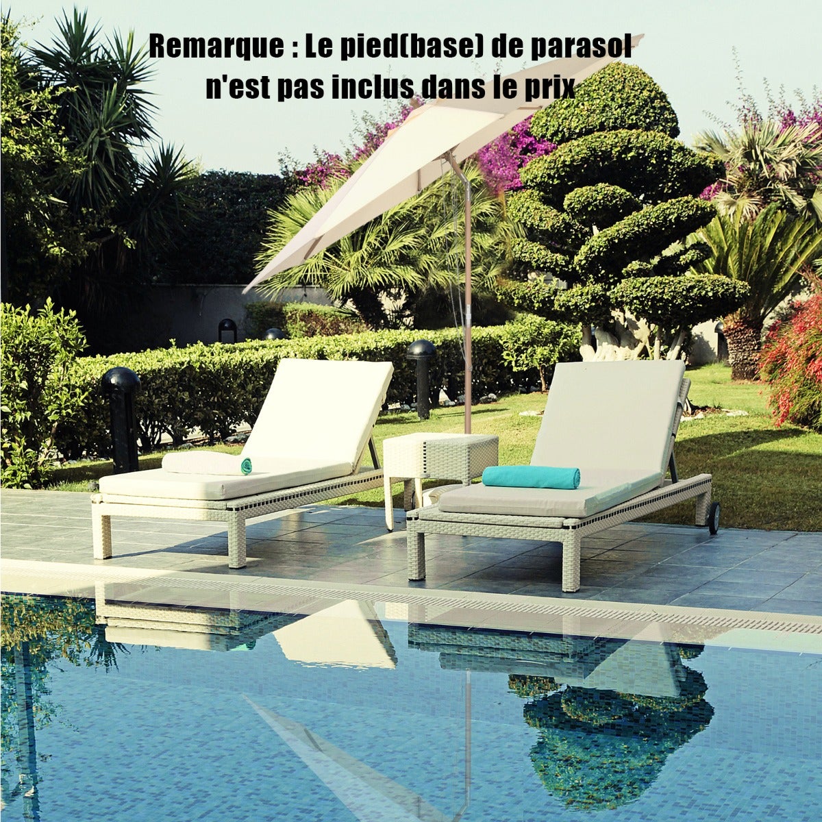 SUN&SURF - PARASOL DE PLAGE PREMIUM VENTILATION ET UPF50