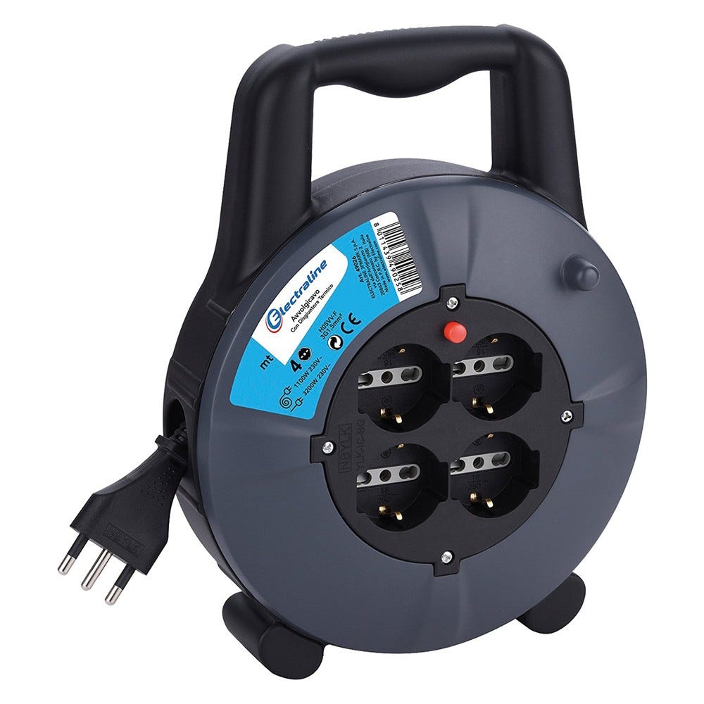 PROLUNGA ELETTRICA TRIFASE 4 POLI INDUSTRIALE PROFESSIONALE DA 10 Metri Cavo In Neoprene 4g2 5 90750063 - Foto 3