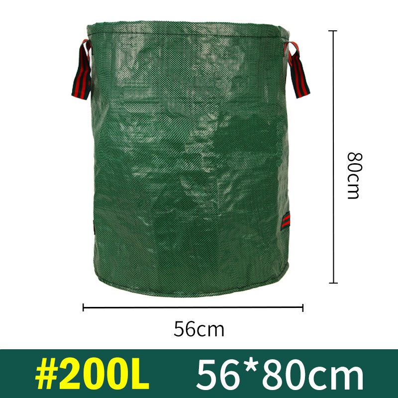 Zestaw 3 ultrawytrzymałych worków ogrodowych: 1 x 200 l, 1 x 300 l, 1 x 500 l, przyjaznych dla środowiska, lekkich, trwałych i odpornych na rozdarcia - 2