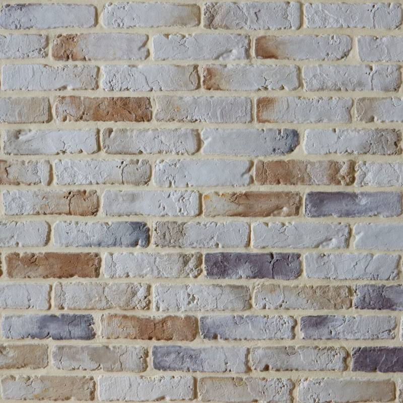 Parement brique crème béton 0,68 m2 - 4