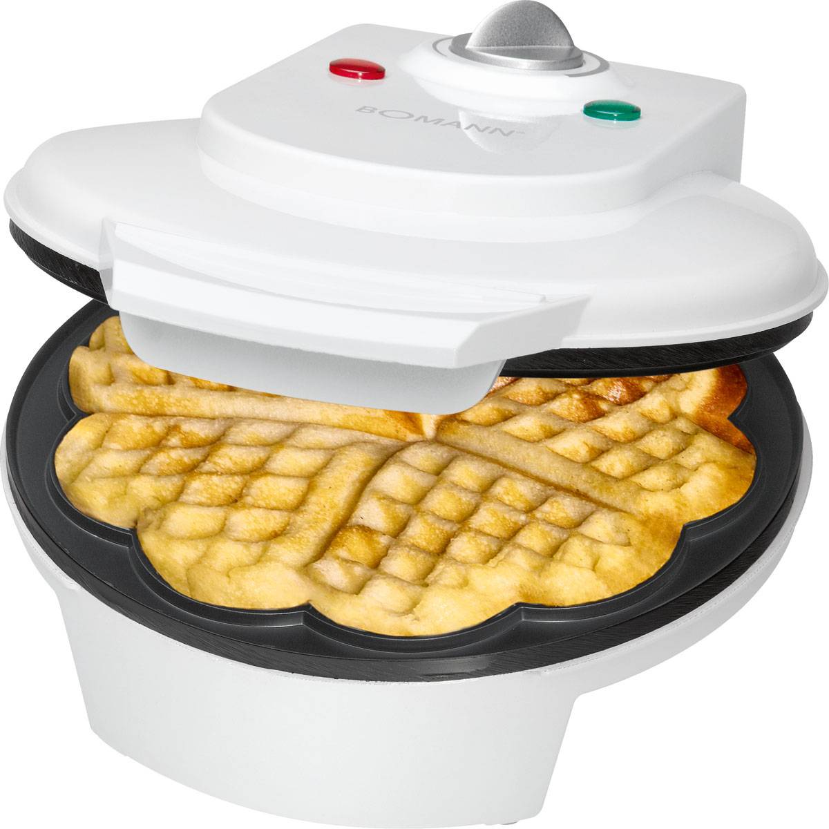 2 Stampi In Silicone Per Waffle A Forma Di Cuore - Antiaderenti, Per Forno/microonde, 5 Cavità Ciascuno (17.5x17.5 Cm)