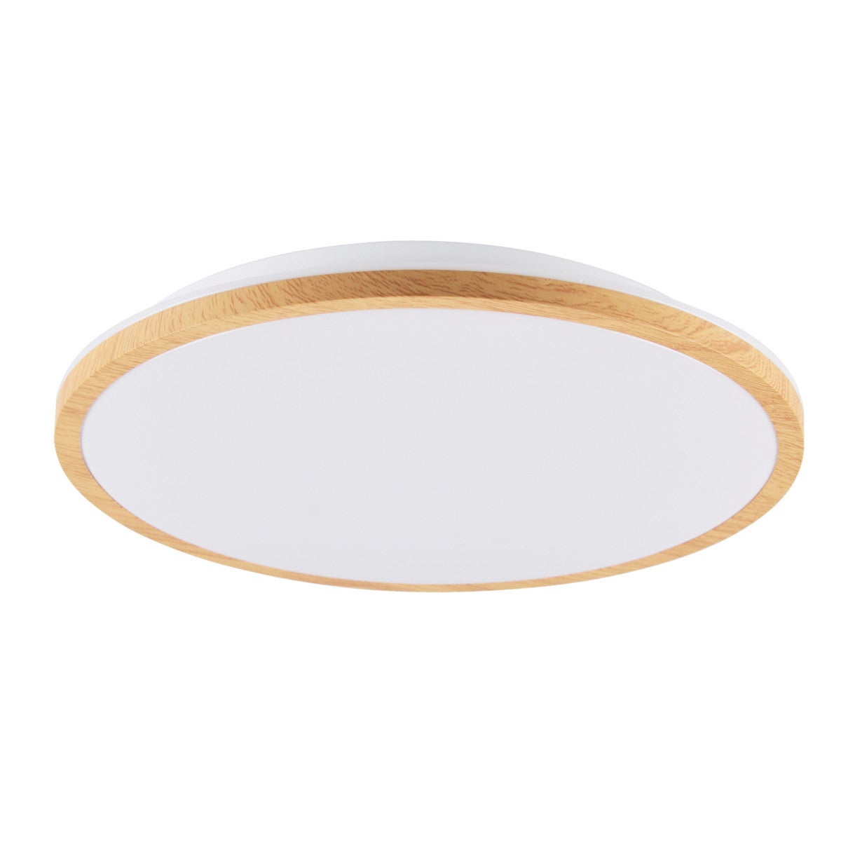 Plafon Woody okrągły biały LED 15W 4000K 1600lm wym: 4 x 28 cm IP20 tworzywo sztuczne Polux