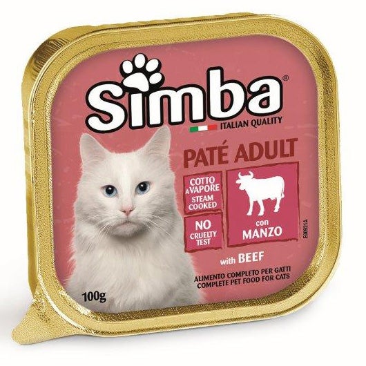 Simba Vsc MONGE SIMBA ALIMENTACIÓN PARA GATOS 100 G PATÉ VSC DE VACA | Leroy Merlin