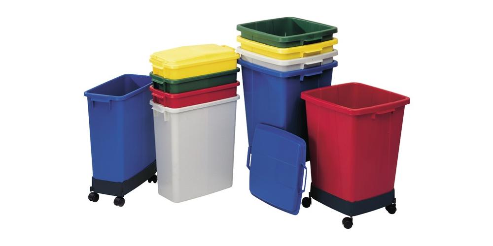 GRAF Collecteur de déchets/ poubelles de tri 60 l H590xl285xP555 mm ...