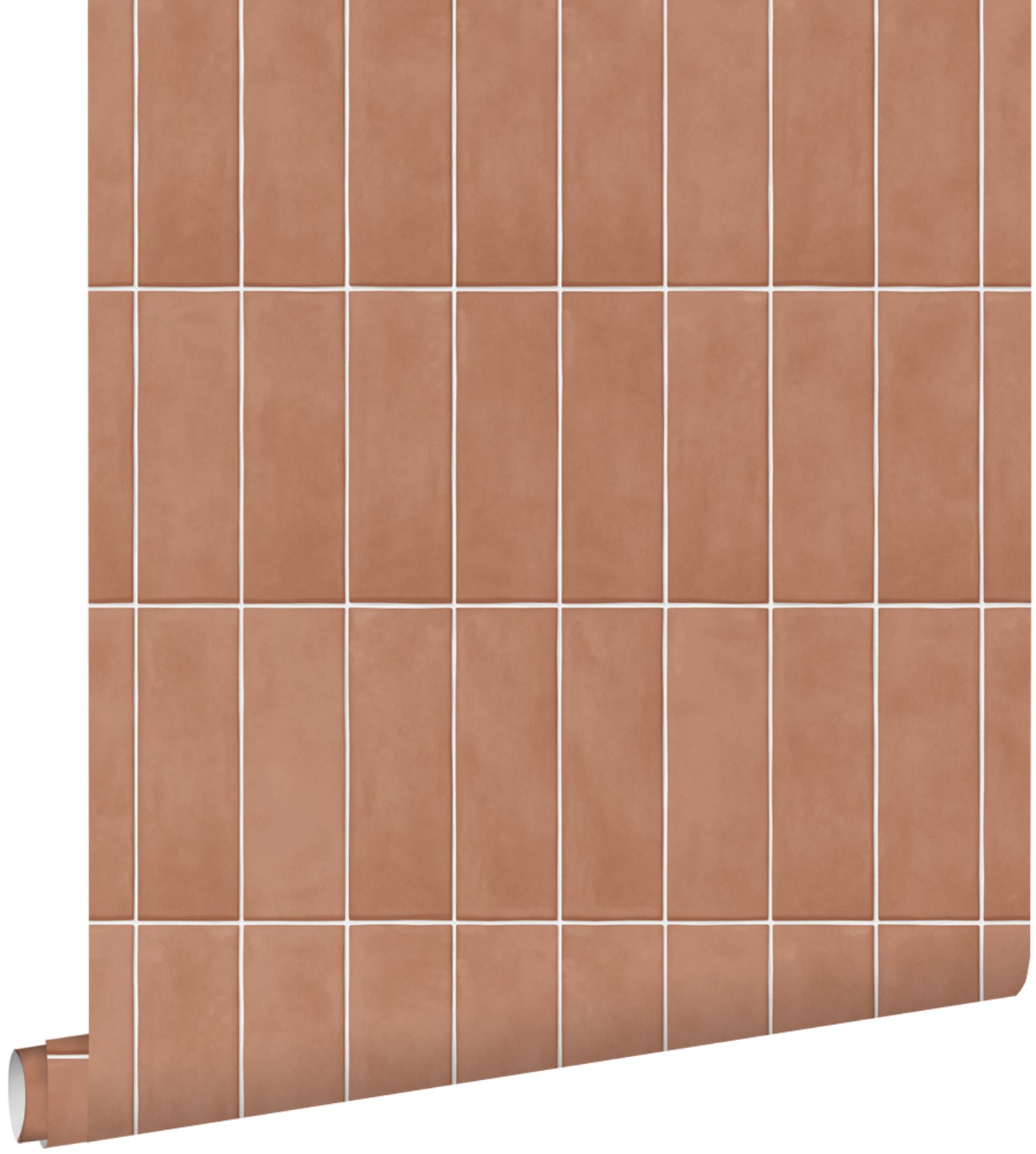 Tapeta motyw płytek terakota - 50 x 900 cm - ESTAHOME