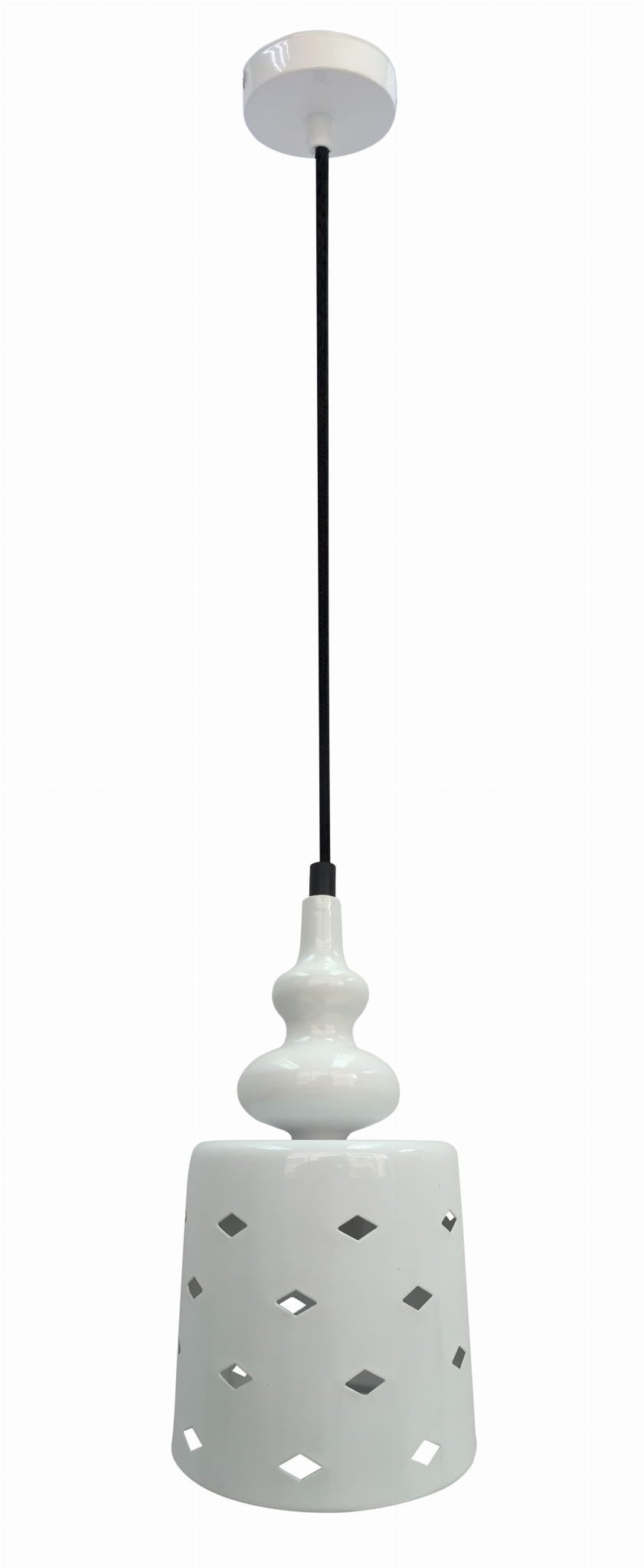 Lampa sufitowa Hamp biała 1xE27x60W wym: 125 x 14 x 14 cm metal Candellux