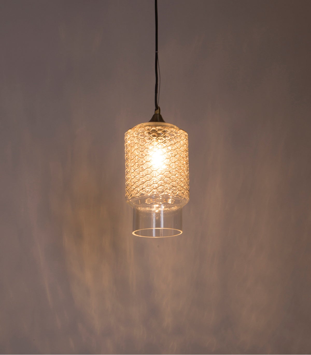 suspension bella pm transparent, verre, diam. 15 cm, - 3
