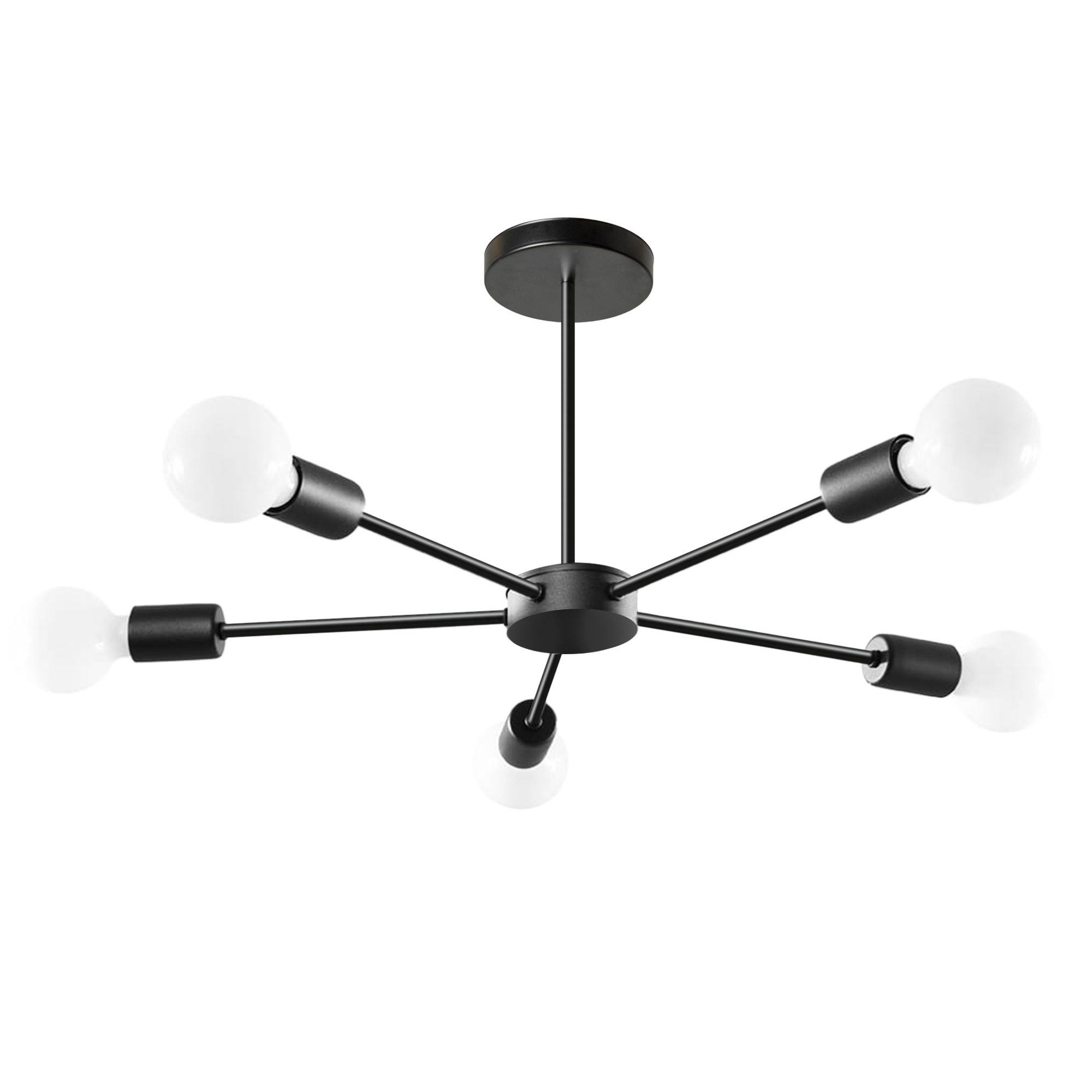 Lampa Sufitowa Toolight App1024-5Cp Czarny