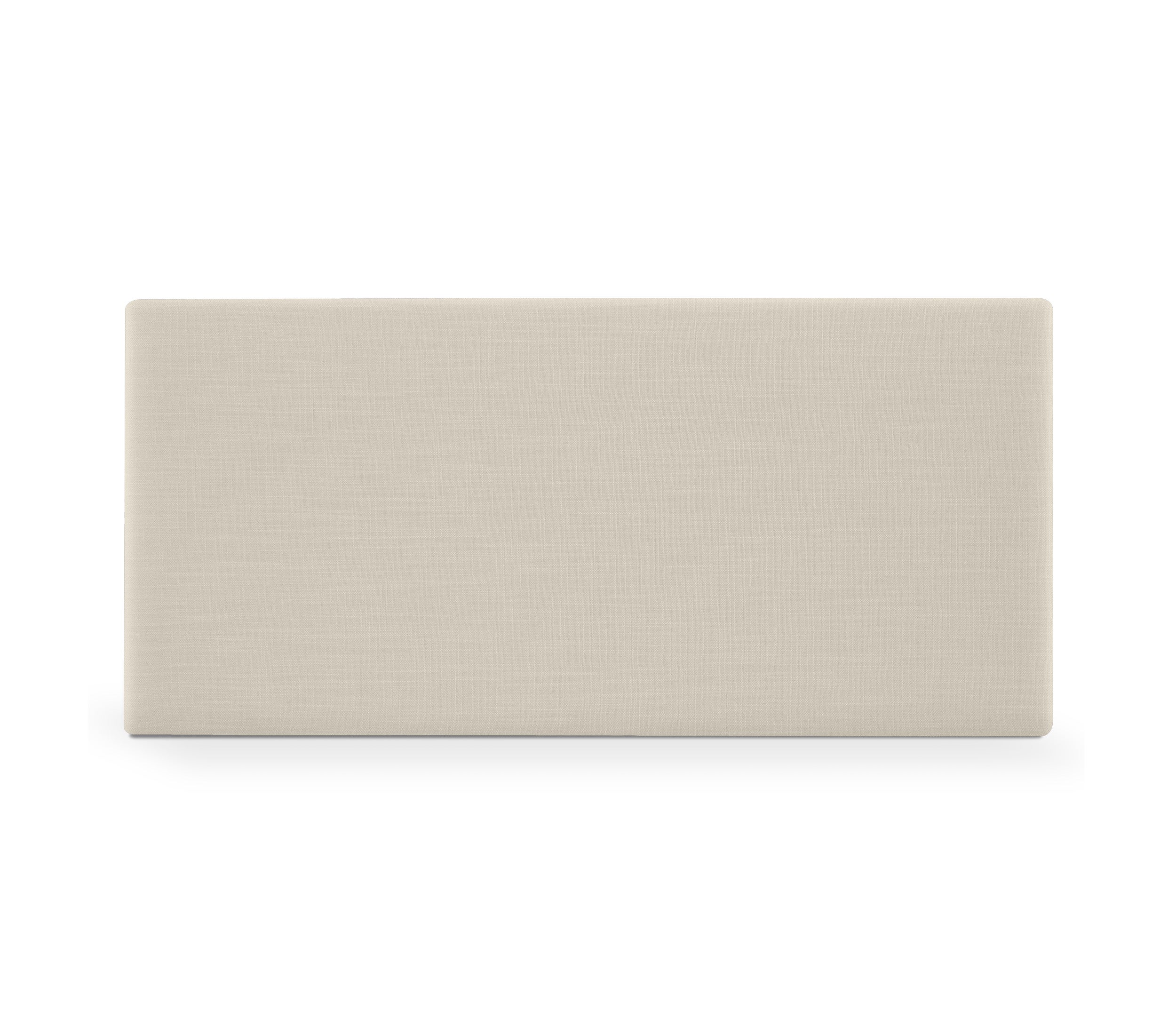 DHOME Cabecero de Lino Natural Liso 90x50cm Camas 80/90 - Beige - 3