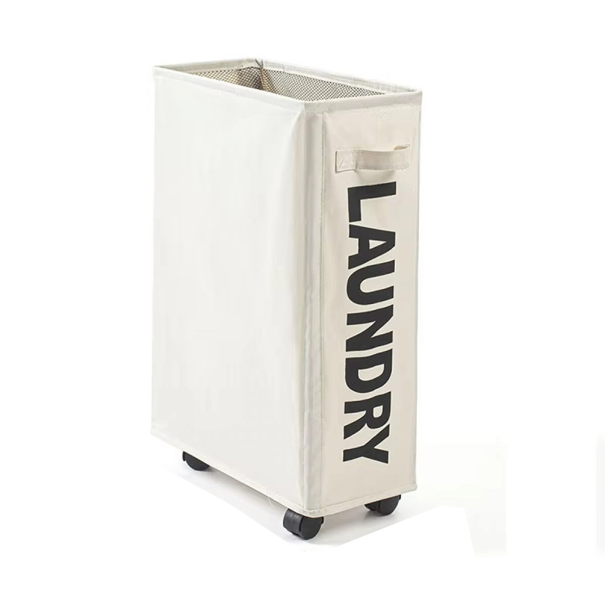 Kosz na pranie na kółkach, duża pojemność na maty do jogi, składana i wielofunkcyjna torba do przechowywania brudnych ubrań