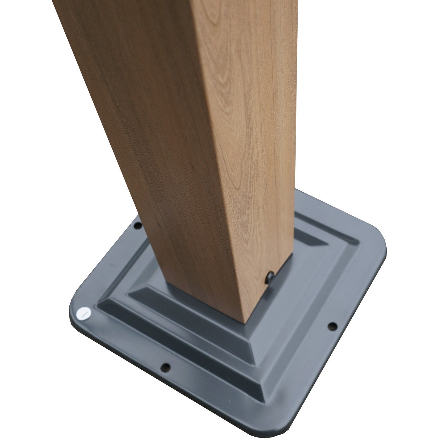 Tonnelle/Pergola en aluminium 3x4m toile coulissante rétractable - bois et gris - HAWAI - Avril Paris - 7