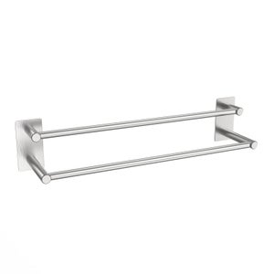 Barre à Serviettes à Ventouse Sans Perçage - Lot De 2, Idéale Pour Salle De Bain, Cuisine, Appartement Et Hôtel