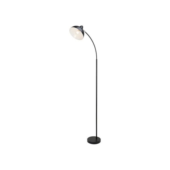 Lampa podłogowa stojąca Daron czarno-biała 1xE27x40W wym: 158 x 48 x 20 cm metal Rabalux