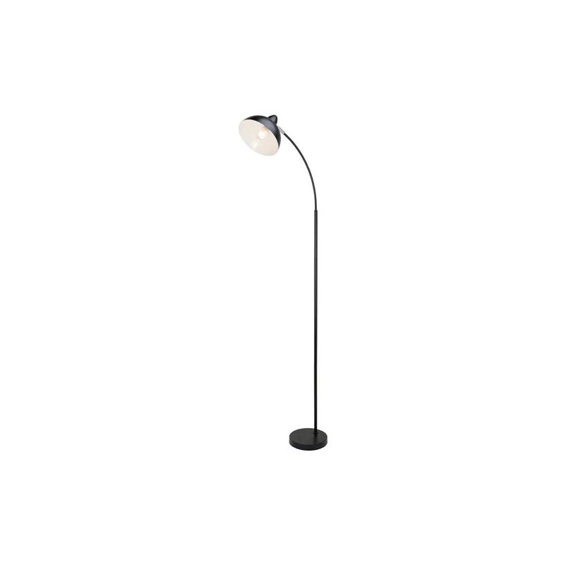 Lampa podłogowa stojąca Daron czarno-biała 1xE27x40W wym: 158 x 48 x 20 cm metal Rabalux