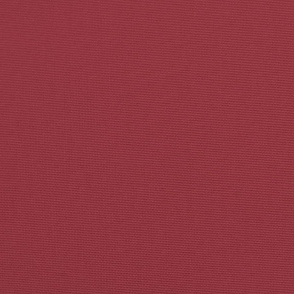 Maison Exclusive - Cojines para palets 2 unidades tela rojo tinto - 8