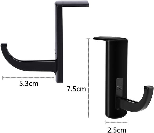 Auriculares Soporte Para Auriculares - Gancho Fuerte Colgador - Oficina Escritorio Pared