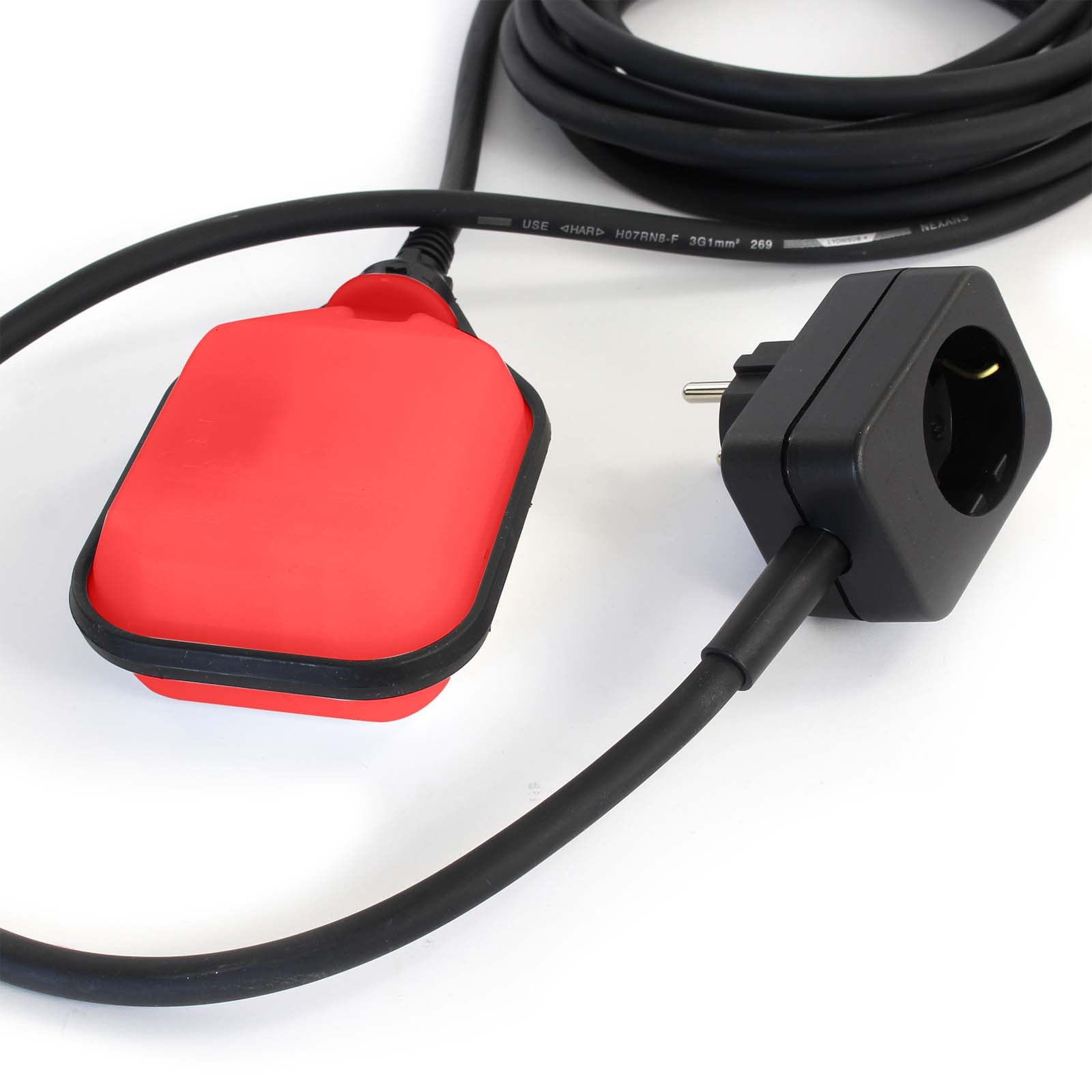 Aqua Stop Interrupteur à flotteur - avec Câble et Fiche de 5 m - pour Protection contre pompage à vide - Accessoires de Bassin Étang… Wiltec - 9