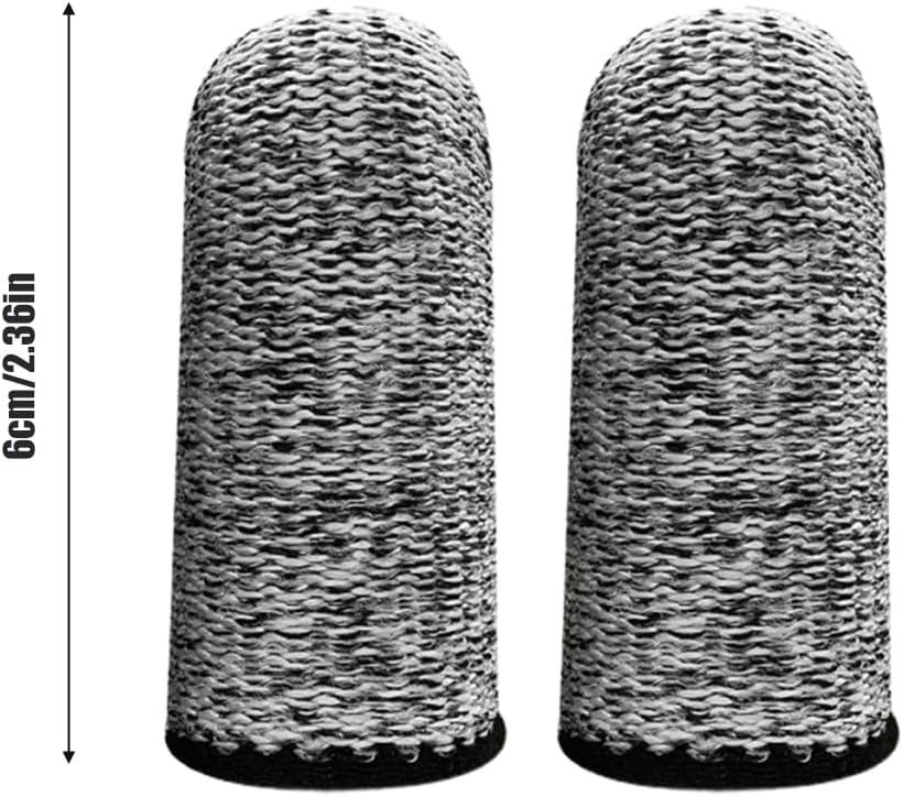 10 PCS Protecteurs de doigts Protection pouce réutilisable Points de doigts Manches de confort Coupe résistante au doigt élastique pour le travail - 4