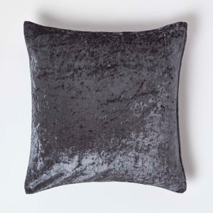 Fodera decorativa per cuscino in velluto a coste, adatta per divani, camere da letto, sedie o auto, 45x45 cm, grigio. | Leroy Merlin