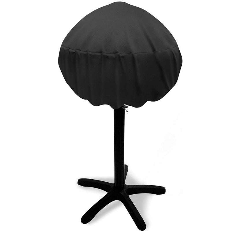 Czarny pokrowiec na grilla z tkaniny 210D Oxford 50 x 45 cm Odporny na warunki atmosferyczne Przenośny Łatwy do zdejmowania