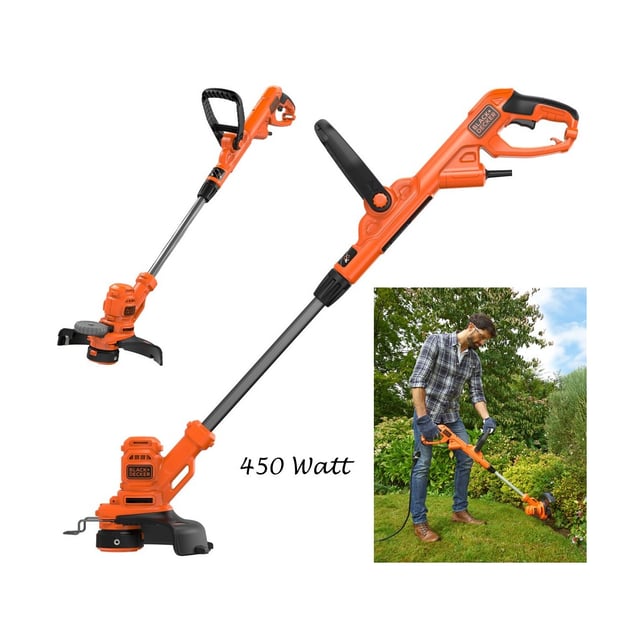 Tagliabordi Elettrico Black Decker Decespugliatore Filo Bordi Tosa Taglia Erba