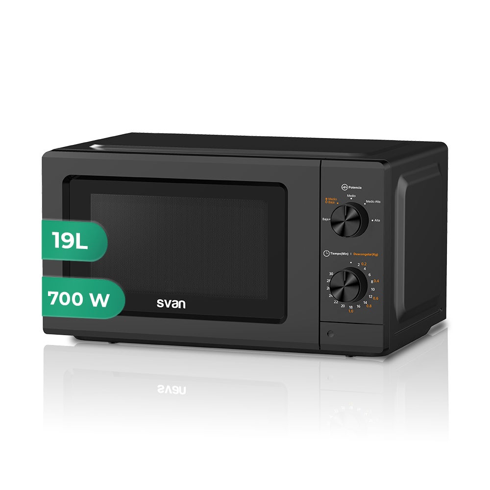 Wonder Microondas 20 Litros con Grill Blanco WMW2700G. 700W, Grill 1000W, 9 Programas, Modo Descongelación, Revestimiento Interior, Fácil Limpieza, Temporizador 35min