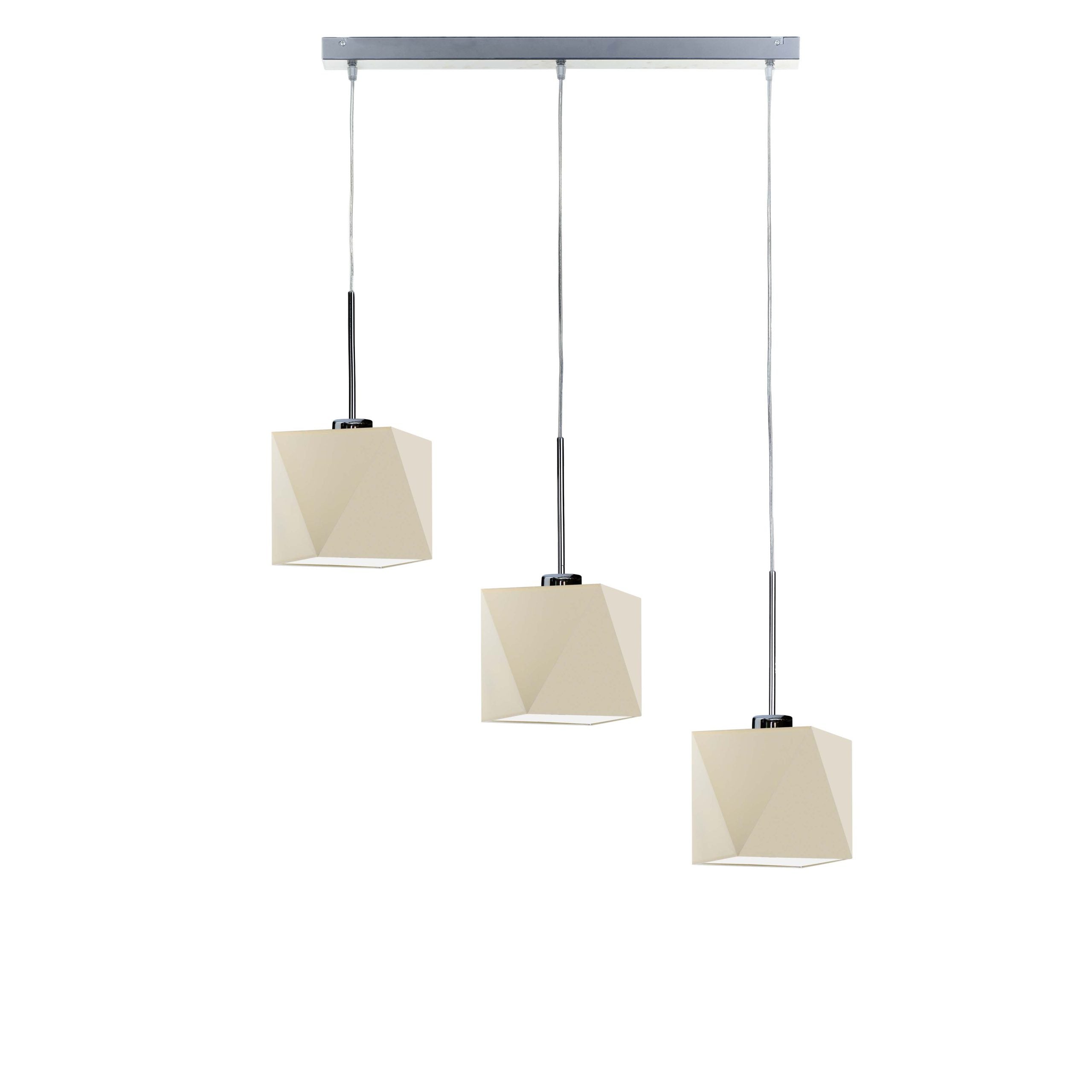 Lampa wisząca zwis żyrandol sufitowa z abażurami diament BELARUS Z3