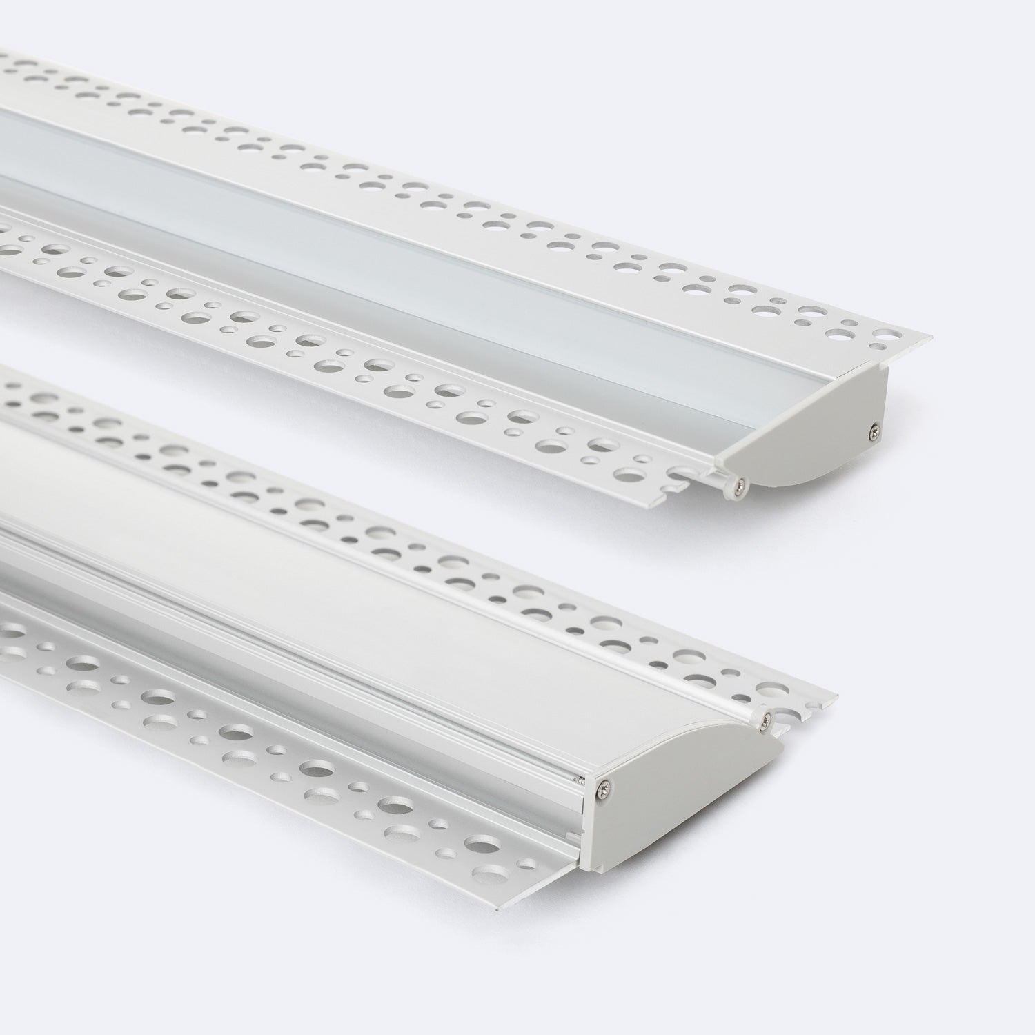 Profilé Aluminium Encastré dans Plâtre/Placo 2 m pour Rubans LED jusqu ...