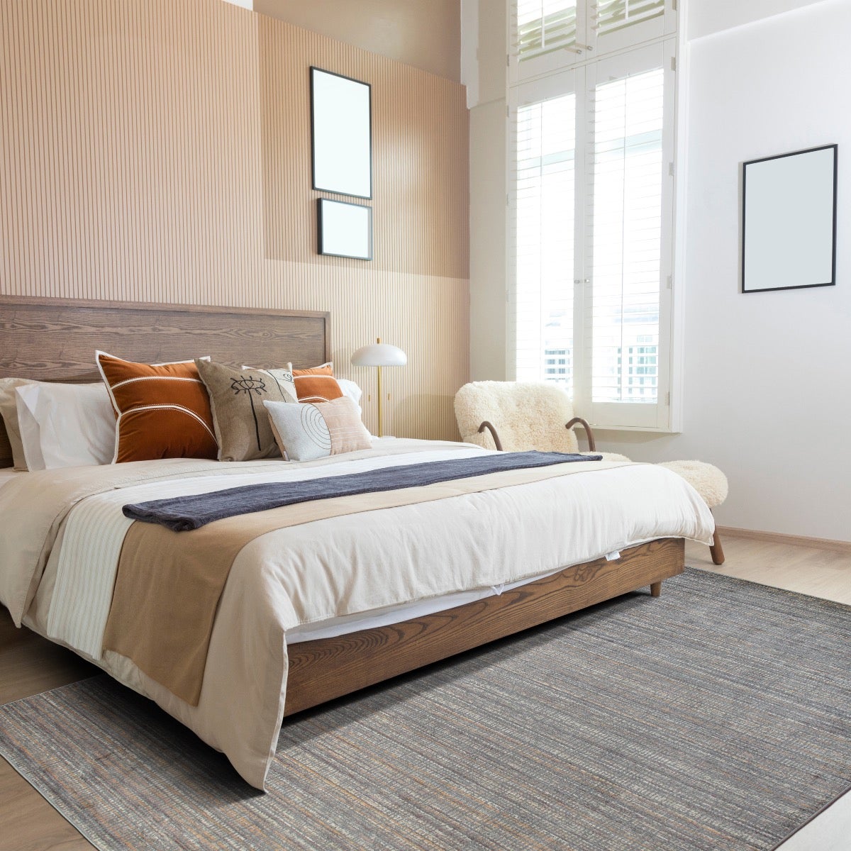 Tappeto astratto moderno grigio multicolore 160x230 - 6