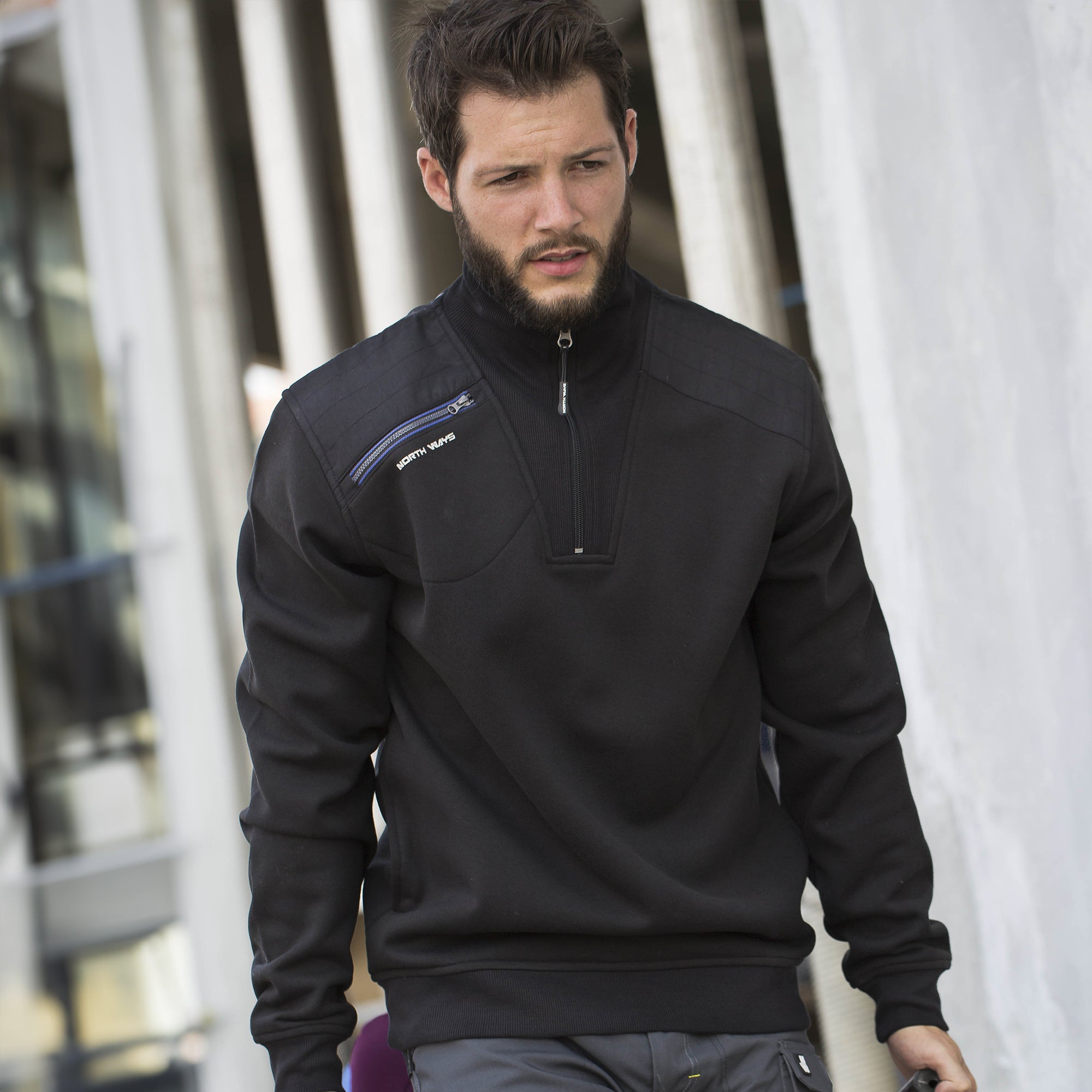 Columbia Trek Crew, Grafisch Fleece, ultracomfortabel materiaal