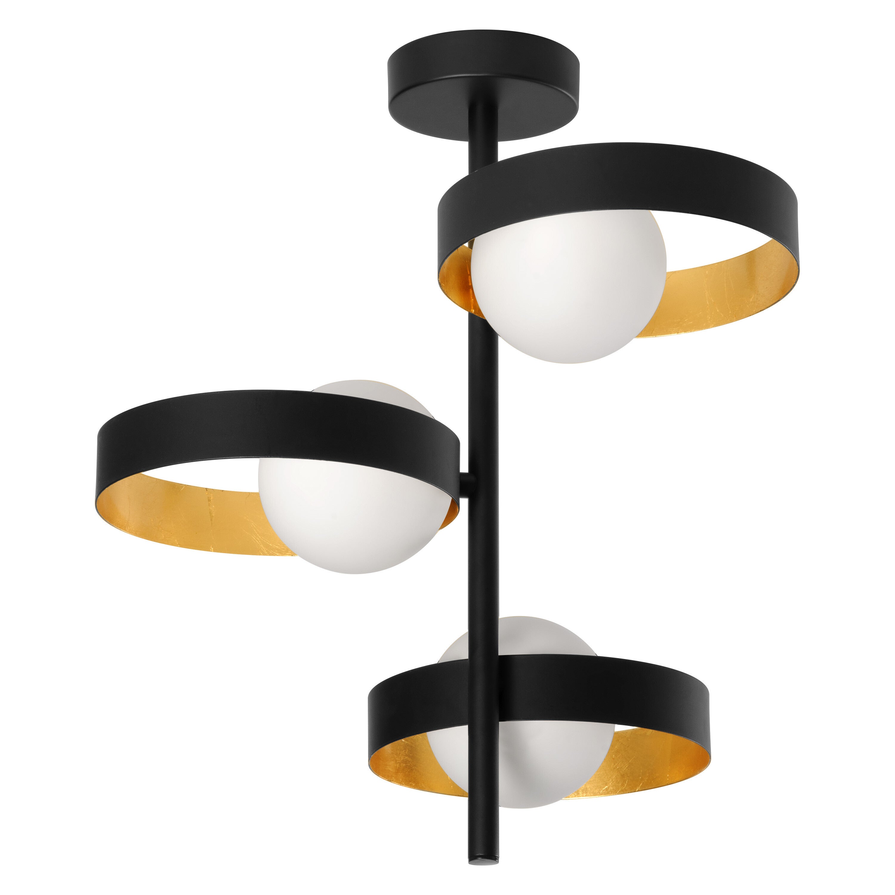 OSRAM Oprawa sufitowa DECOR Memphis, czarno-złota, G9