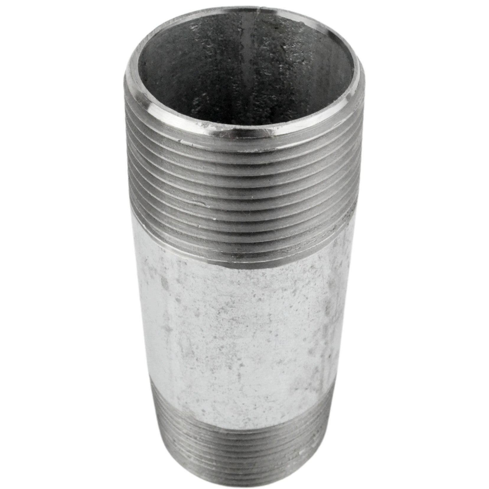 Mamelon De Tuyau Galvanisé 1/4" MNPT X 2" - Fileté Long, Acier Galvanisé - Neuf