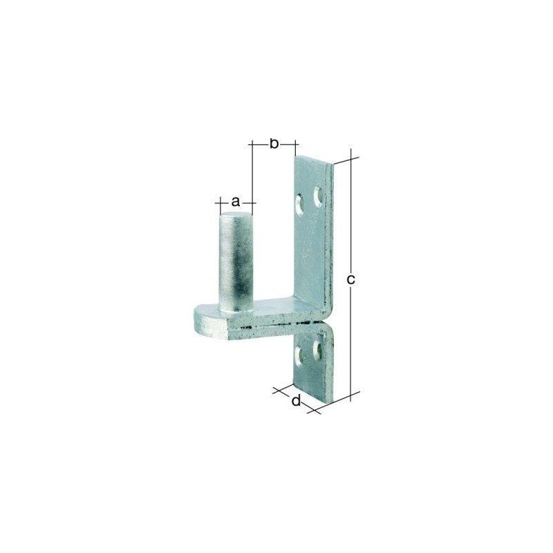 GAH Alberts Bracket DII na płytce 13x25mm TZN - 311407
