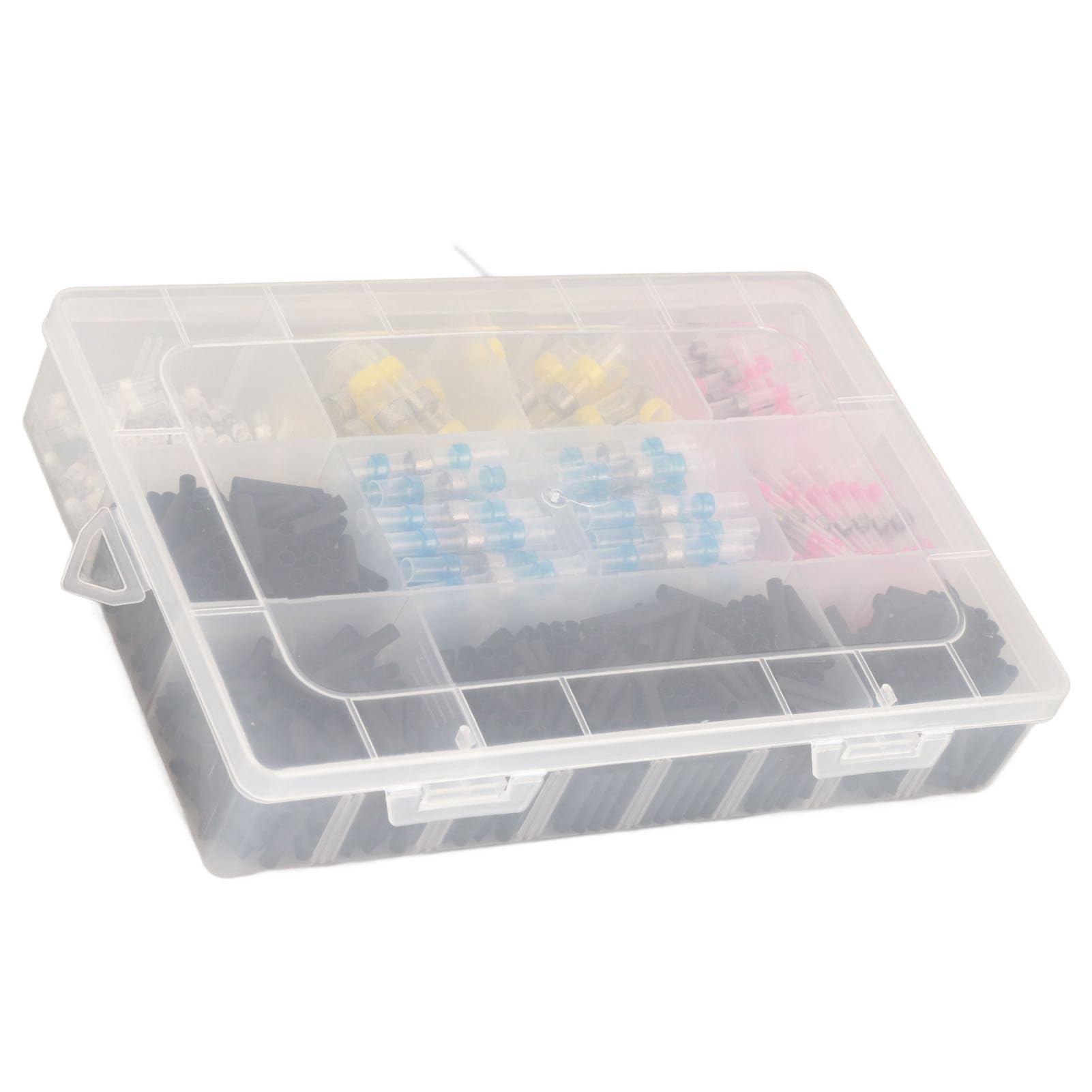 800 pezzi terminale di testa filo impermeabile saldatura sigillo termorestringente tubo connettore trasparente - 4