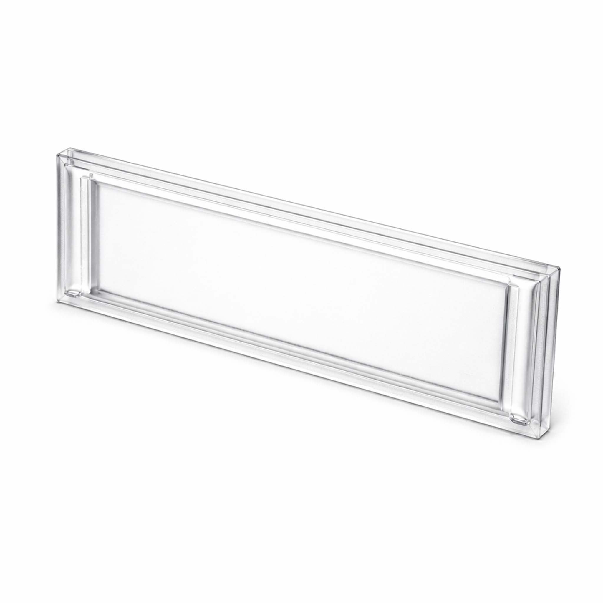 Plaque couverture porte-nom – 92,5 x 28,5 mm – pour Découpe 89,5 x 24,5 mm – Boîte aux lettres, Boîte Wiltec - 8
