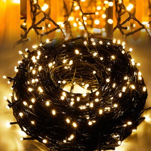 Luces Navideñas LED De Madera Konstsmide - Decoración De Invierno, Funciona Con Pilas O USB, Color Blanco Cálido