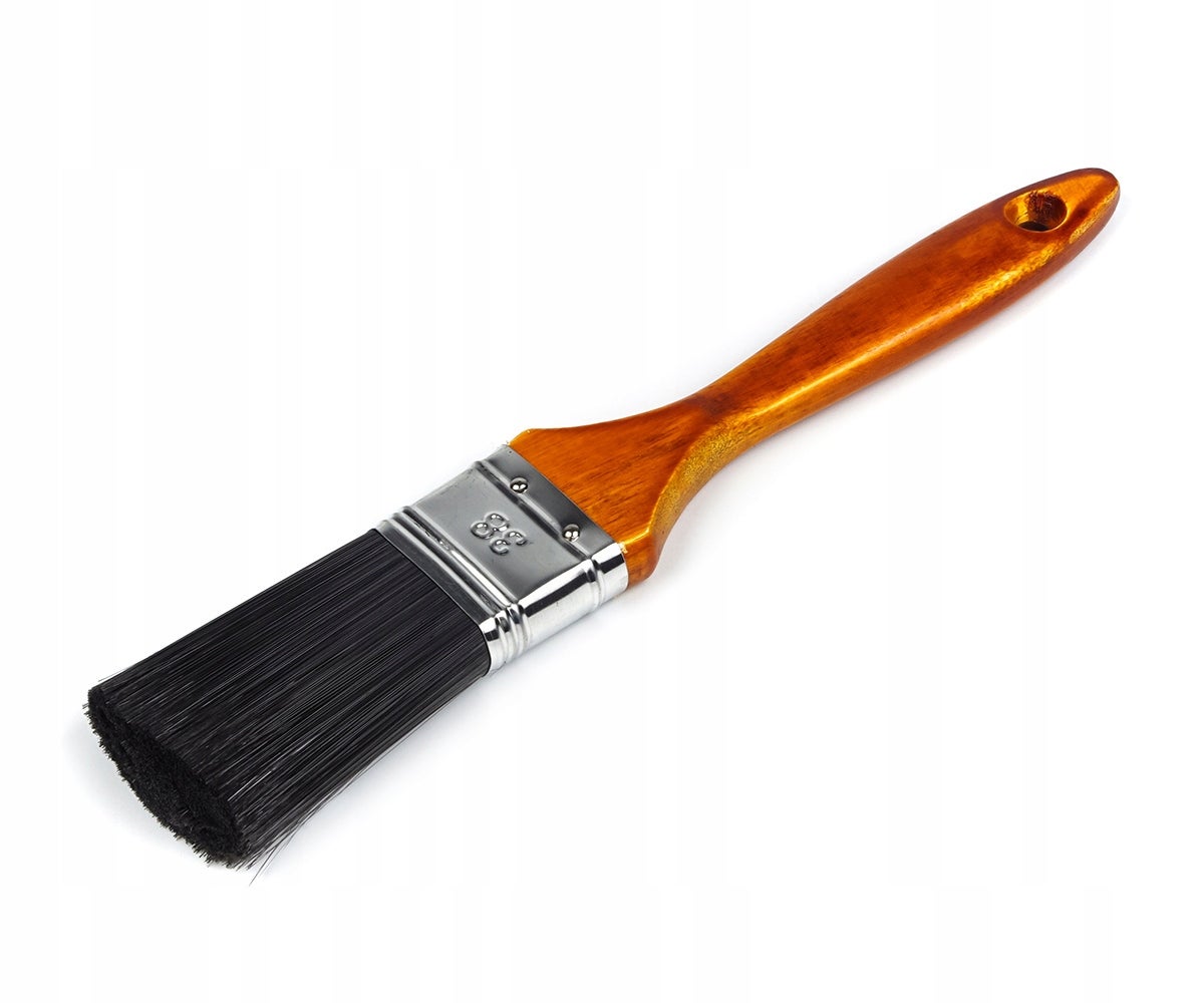 Pędzel płaski malarski do lakierowania LAKRA sztuczne włosie 3.8 cm Polax