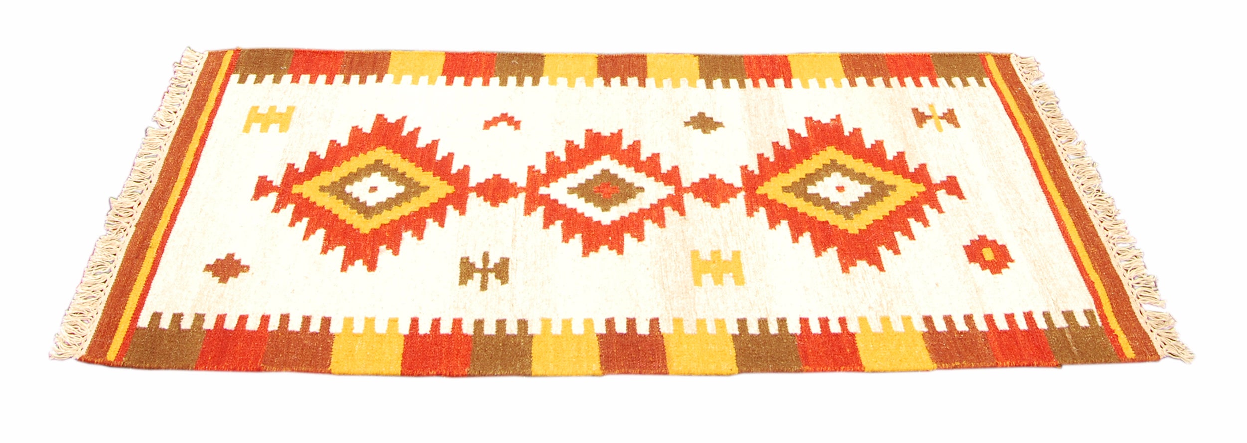 Oryginalny, autentyczny i ręcznie robiony kilim 140x70 cm
