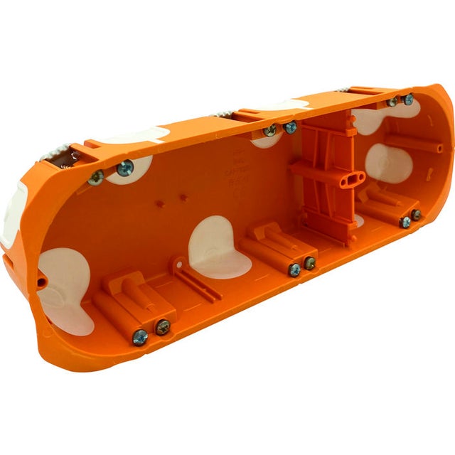 Boîte d'encastrement triple - CAPRI - Ht 40 - 8 entrées