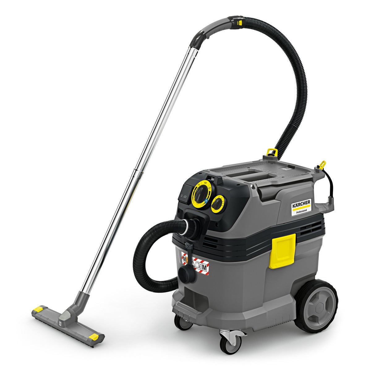 Aspiradora Industrial Kärcher NT 30/1 Tact Te M 1380W 30 L Seco y Húmedo Negro Gris - Imagen 3