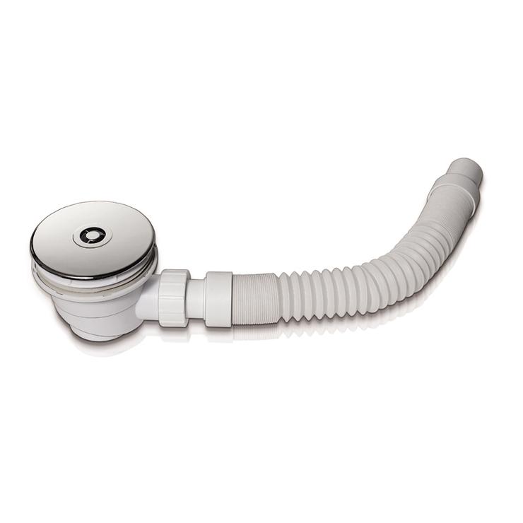 Aica Receveur De Douche 100x100x3cm Estra-plat Carré Bac À Douche Avec La Bonde De Douche Et Le Siphon 90cm - 5