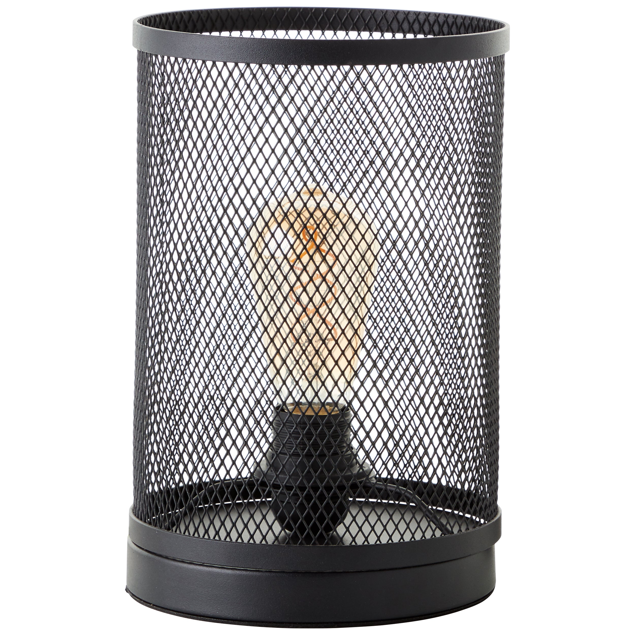 Brilliant Maze lampa stołowa 18cm czarny korund czarny aluminium 1x A60, E27, 60 W - 2