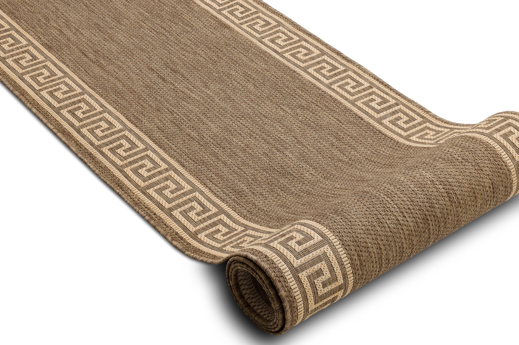 TAPIS DE COULOIR SIZAL FLOORLUX modèle 20014 café / mais 70 cm 70x170 cm - 2